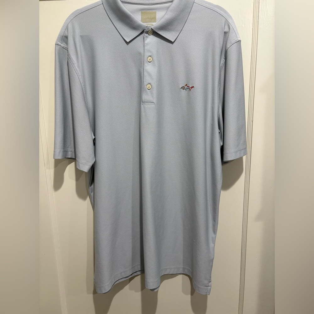 Light Gray Greg Norman Golf Polo